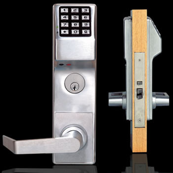 DL3500 26D PUSHBUTTON MORTISE DIGITAL ACCESS CONTROL SATIN CHROME