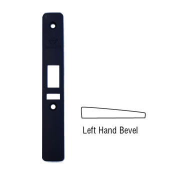 24-0017-2220 LH BEVELED FACEPLATE DARK BRONZE