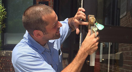 Glenview school door installation