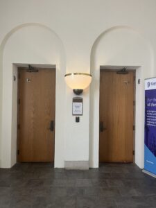 Wireless access control lockset on historic wood door