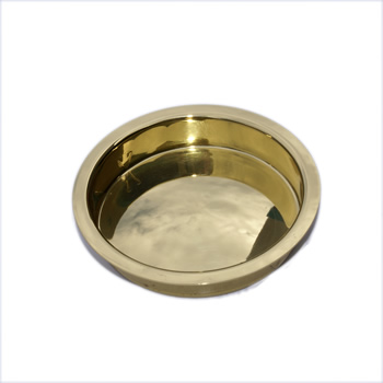 221B FLUSH PULL BRIGHT BRASS
