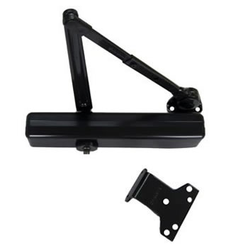 P1461 HOLD OPEN DOOR CLOSER DARK BRONZE