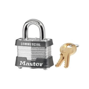 3KD LAMINATED STEEL PADLOCK KEYED DIFFERENT