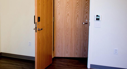 Northwestern Athletic facility door installation