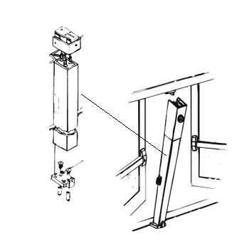 4954 STEEL MULLION ALUMINUM