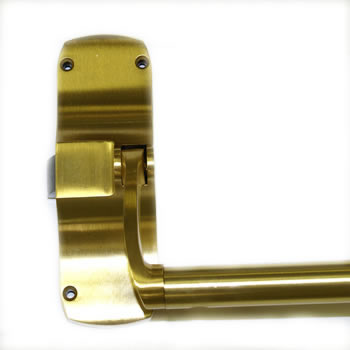 88EO RIM EXIT DEVICE SATIN BRASS